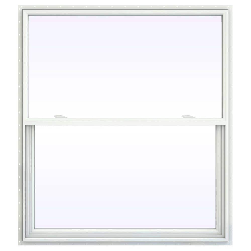 JELD-WEN 47.5 in. x 59.5 in. V-2500 Series White Vinyl