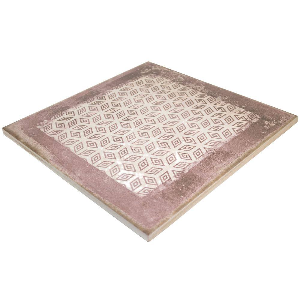 Coronado 8" x 8" Matte Pink Porcelain Wall & Floor Tile