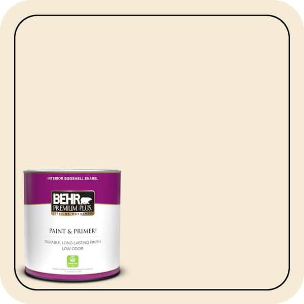 BEHR PREMIUM PLUS 1 qt. #ECC-13-2 Quiet Shore Eggshell Enamel Low Odor Interior Paint & Primer