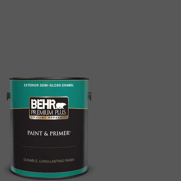 BEHR PREMIUM PLUS 1 gal. #PPU24-22 Shadow Mountain Semi-Gloss Enamel Exterior Paint & Primer