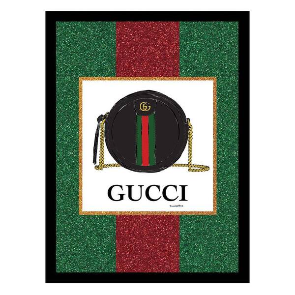 VENICE BEACH Collections Designer Handbag by Fairchild Paris 1-Piece Framed Graphic Print Abstract Poster Art Print 18 in. x 14 in.