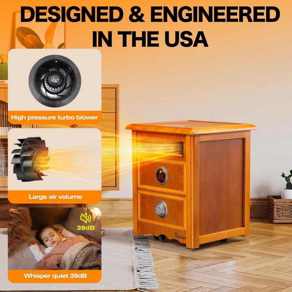 Cherry Electric Infrared Heater with Automatic Shut-off