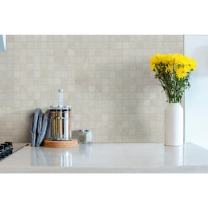 Legend Moka 12 in. x 12 in. x 10 mm Matte Porcelain Mesh-Mounted Mosaic Floor and Wall Tile (8 sq. ft./Case)
