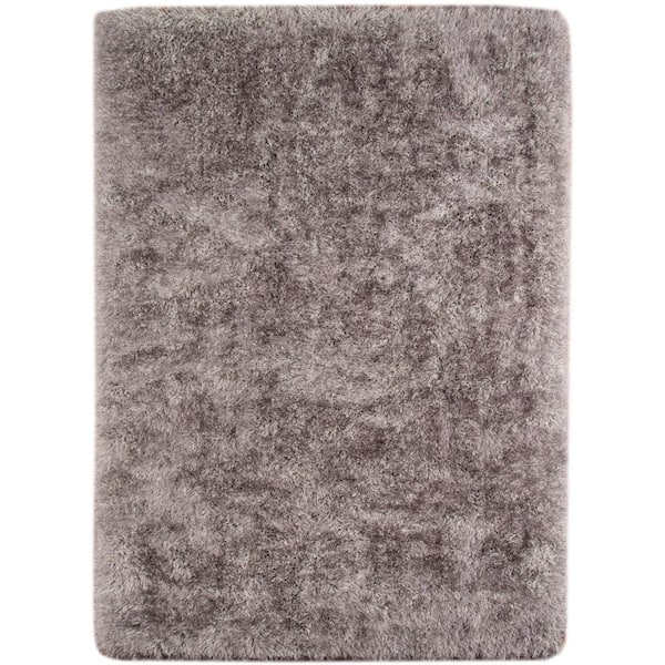 Amer Rugs Metro 8 ft. X 10 ft. Dark Gray Solid Color Area Rug