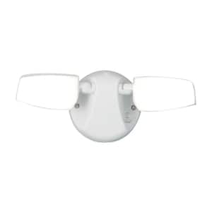 FT 60-Watt 180° White Outdoor Integrated LED Flood Light with Adjustable Lamp Head