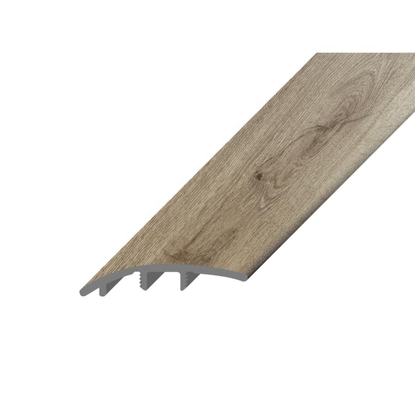 Bruce Hydralock Jones Gap .345 in. Thick x 1.89 in. Wide x 94 in. Length Vinyl Reducer Molding