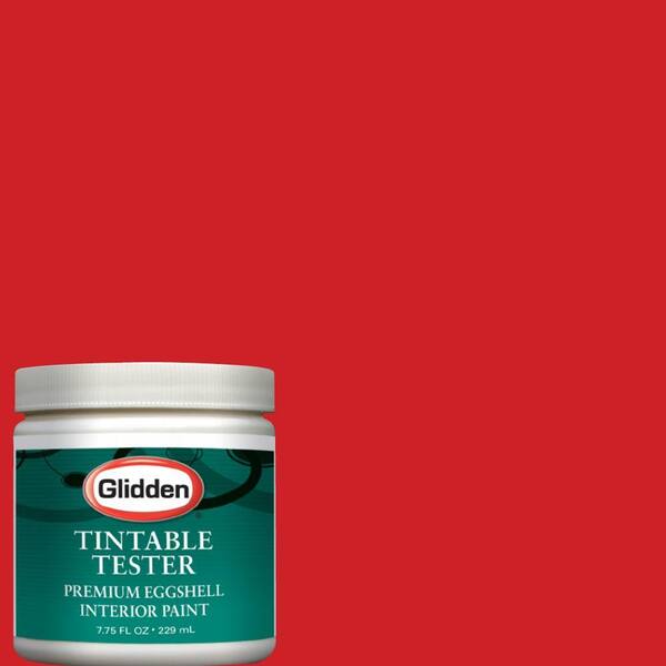 Glidden Premium 8 oz. #GLR06 Red Geranium Interior Paint Sample