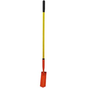 48 in. Classic Fiberglass Trenching Shovel with Heavy-Duty V-Type Steel Blade and Cushion Grip Handle