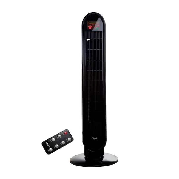Ozeri 38 in. Tower Fan with 360 Degree Oscillation and Micro-Blade Noise-Reduction Technology