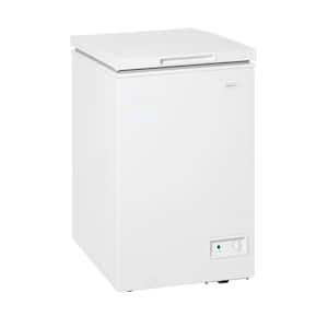 20.25 in. 3.5 cu. ft. Manual Defrost Square Model Chest Freezer DOE Garage Ready in White