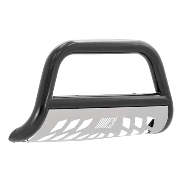 Aries 3-Inch Black Steel Bull Bar, No-Drill, Select Jeep Commander, Grand Cherokee