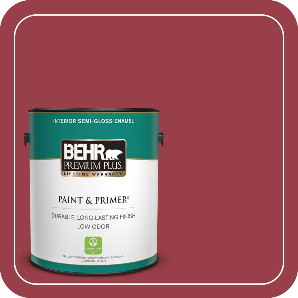 1 gal. #140D-7 Classic Cherry Semi-Gloss Enamel Low Odor Interior Paint & Primer price history on PriceWatchPro