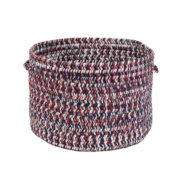 Colonial Mills Tweed Patriotic Round 18 in. x 18 in. x 12 in.