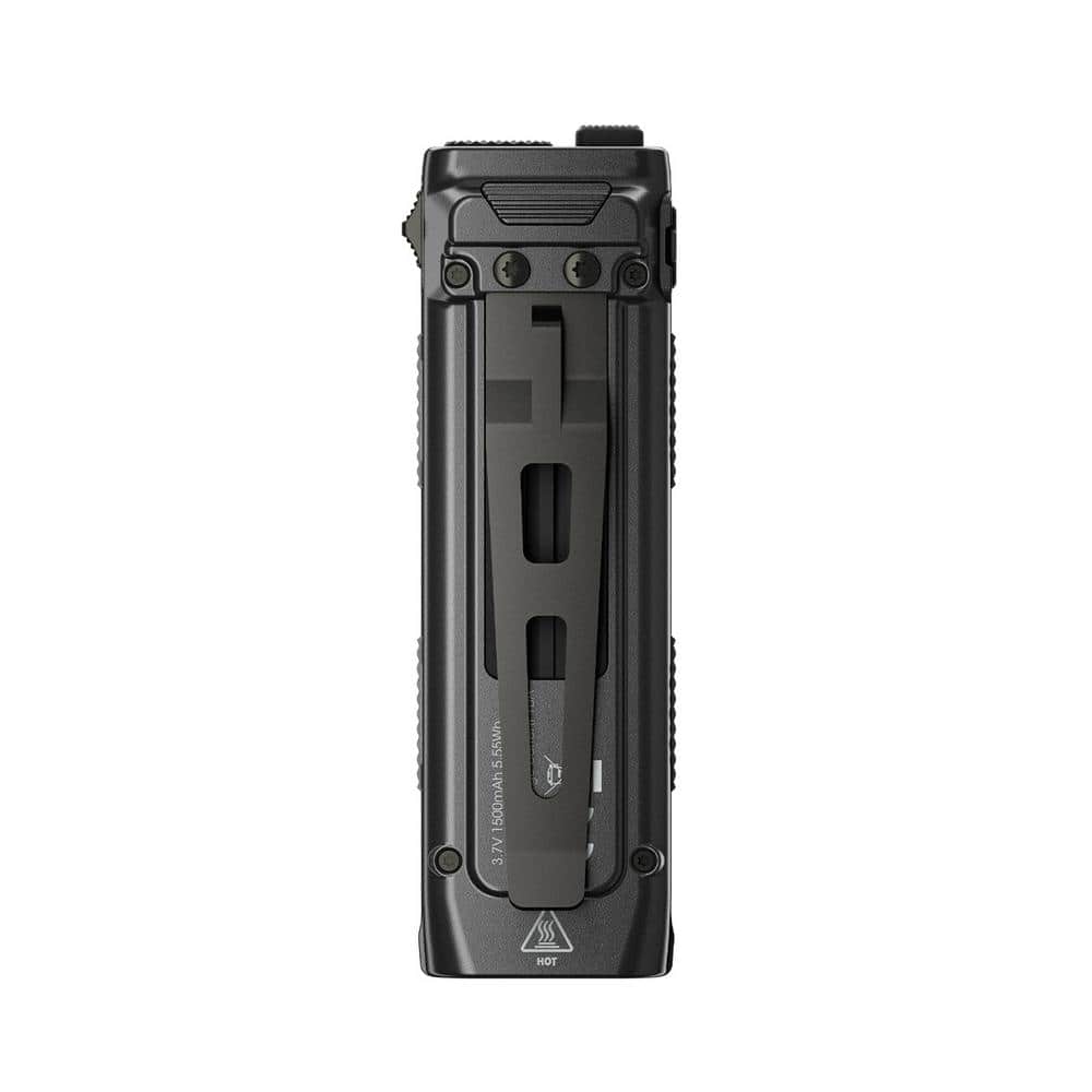 Compact Black LED Rechargeable Tactical Keychain Flashlight