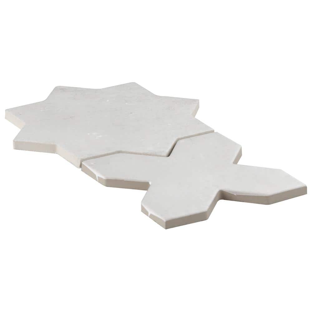 Noto Star-Crossed Gray Matte Porcelain Tile 6" x 6"