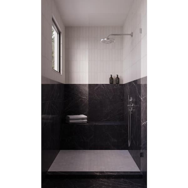 Gemma Square 2 in. x 2 in. Polished Grey Onyx Porcelain Mosaic Tile (5 sq. ft./Case)