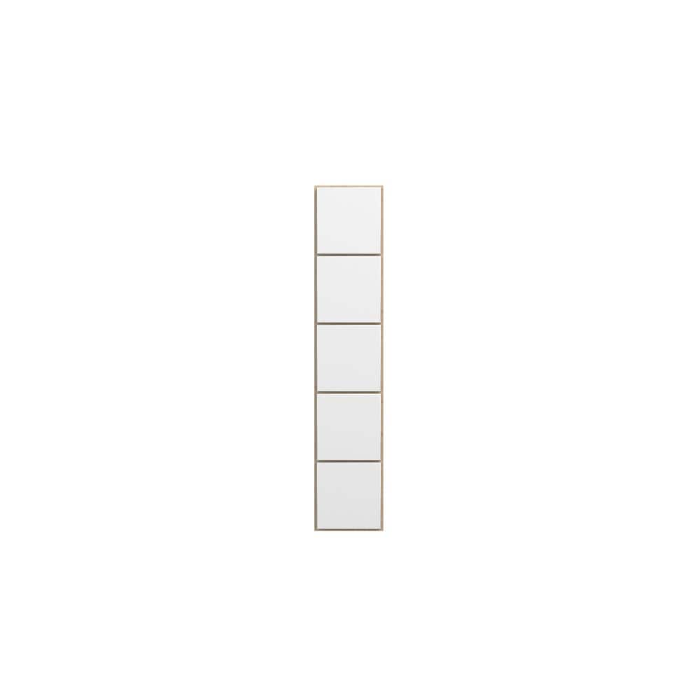 Norfolk Shaker 6 in. W x 30 in. H x 12 in. D in Painted White Plywood Assem