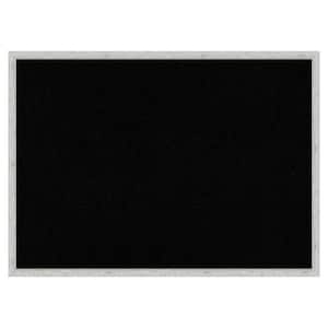 Imprint Silver Wood Framed Black Corkboard 29 in. x 21 in. Bulletine Board Memo Board