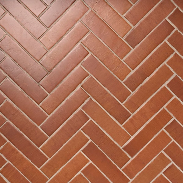 Sienna Terracotta Canyon 2.55 in. x 9.84 in. Matte Porcelain Floor and Wall Tile (4.72 sq. ft./ Case)
