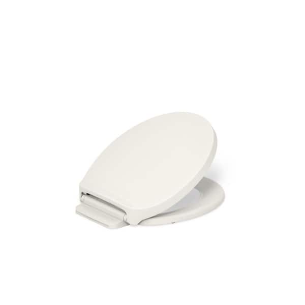 Drift Round ReadyLatch Quiet-Close Toilet Seat in Biscuit