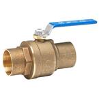2 in. SWT x 2 in. SWT Full Port Lead Free Brass Ball Valve