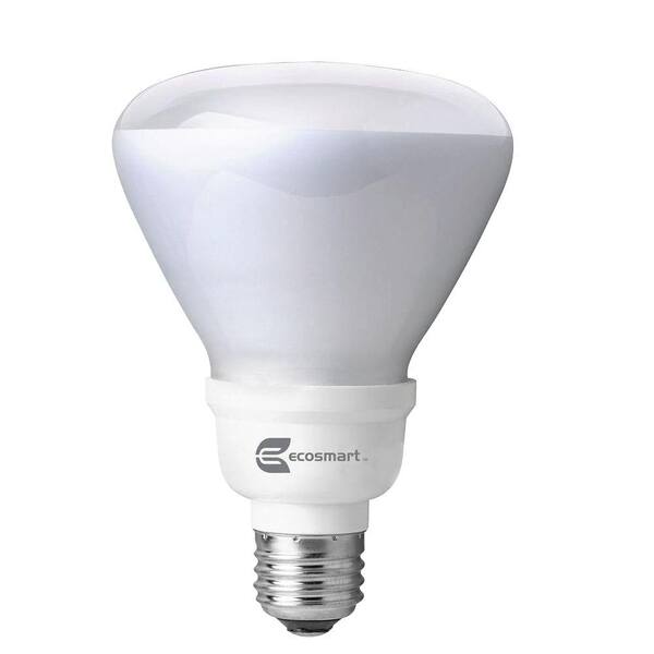 EcoSmart 65W Equivalent Soft White  R30 CFL Light Bulb (4-Pack)