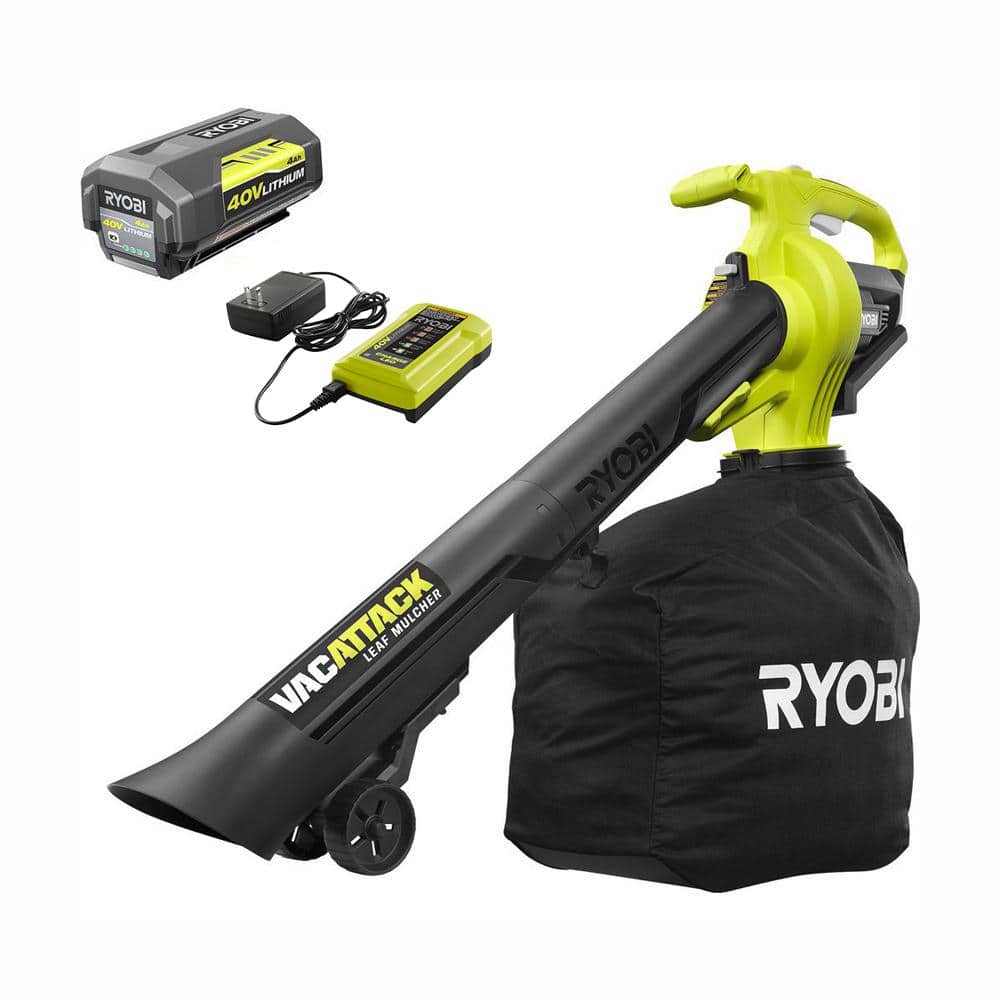 RYOBI 40V Lithium Ion Cordless Leaf Vacuum