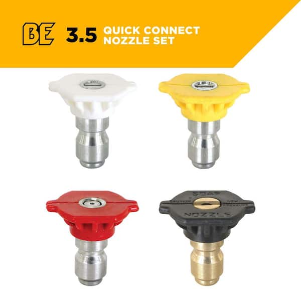 BE POWER EQUIPMENT 5000 PSI Quick Connect Nozzle Tips