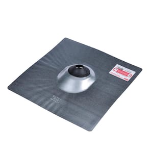 1 in. Dia Galvanized Steel Vent Pipe Flashing with 18 in. x 18 in. base