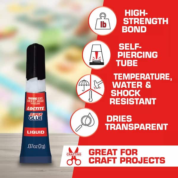 Loctite Instant Glass Glue Clear 2g, LOCTITE, All Brands