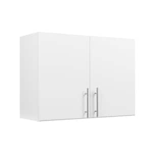 Prepac White Cabinet: Elite Wall Cabinet, WEW-3224 Garage Cabinet with Storage Shelf, Stackable 16"D x 32"W x 24"H