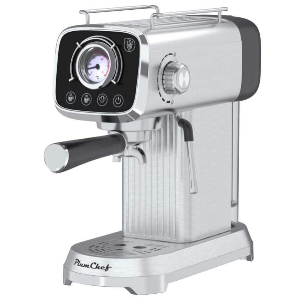 2-Cup Stainless Steel 20-Bar Espresso Machine with ESE POD Capsules Filter, Milk Frother Steam Wand, Water Tank price history on PriceWatchPro