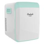 COOLULI Classic 0.53 cu. ft. Retro Mini Fridge in White without Freezer