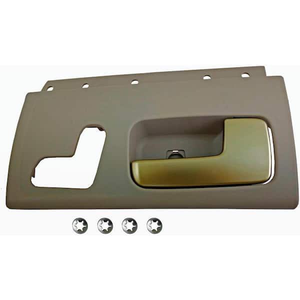 Unbranded Interior Door Handle Front Right Kit Chrome Lever Beige Housing 2006-2011 Lincoln Town Car