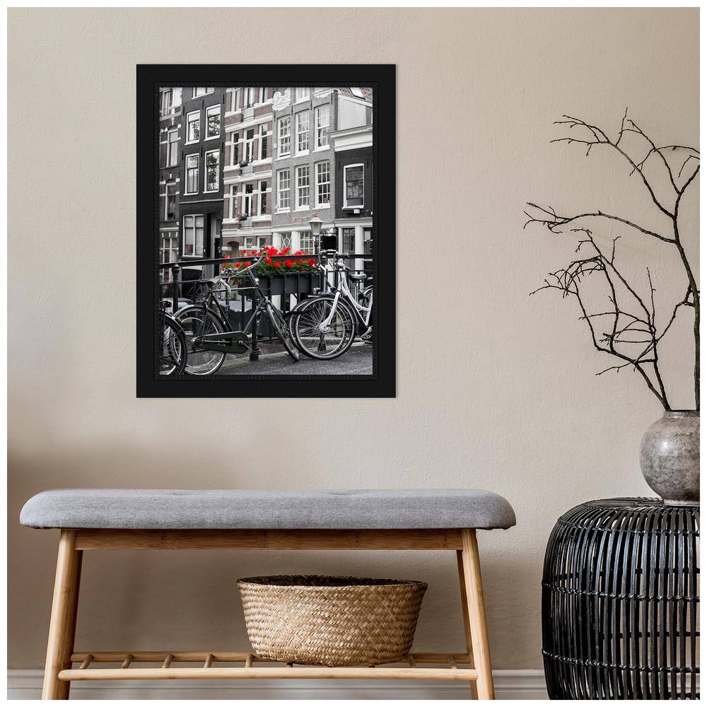 Classic Black Wood Wall Picture Frame 30" x 25"