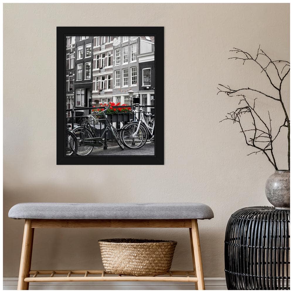 Classic Black Wood Wall Picture Frame 30" x 25"