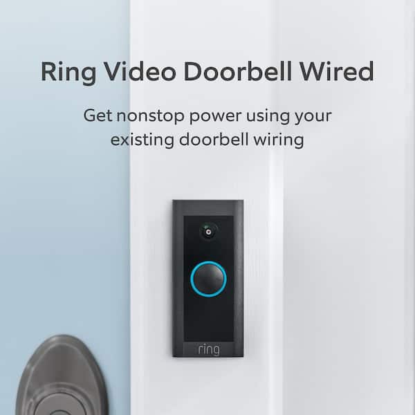 Ring Video Doorbell Wired Smart WiFi Doorbell with HD Video