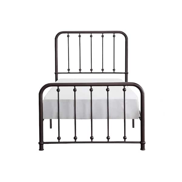 Bethany Dark Bronze Metal Frame Twin Platform Bed