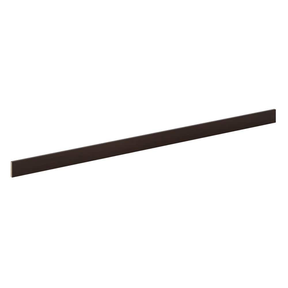Java Hampton Bay Hampton Bay 4.5 in. x 90 in. Toe Kick in Java X5TK90-JAV - The Home Depot