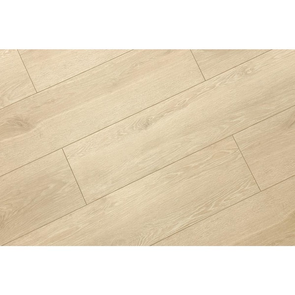 Montserrat Lineage Calypso Tan 12 mm T x 9.25 in. W HDF Waterproof