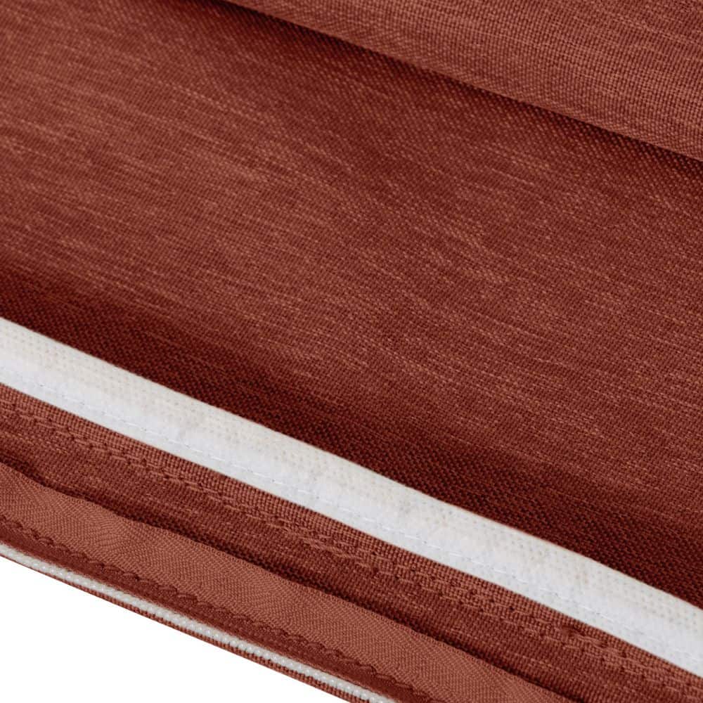 Heather Henna Red Water-Resistant Outdoor Bench Cushion