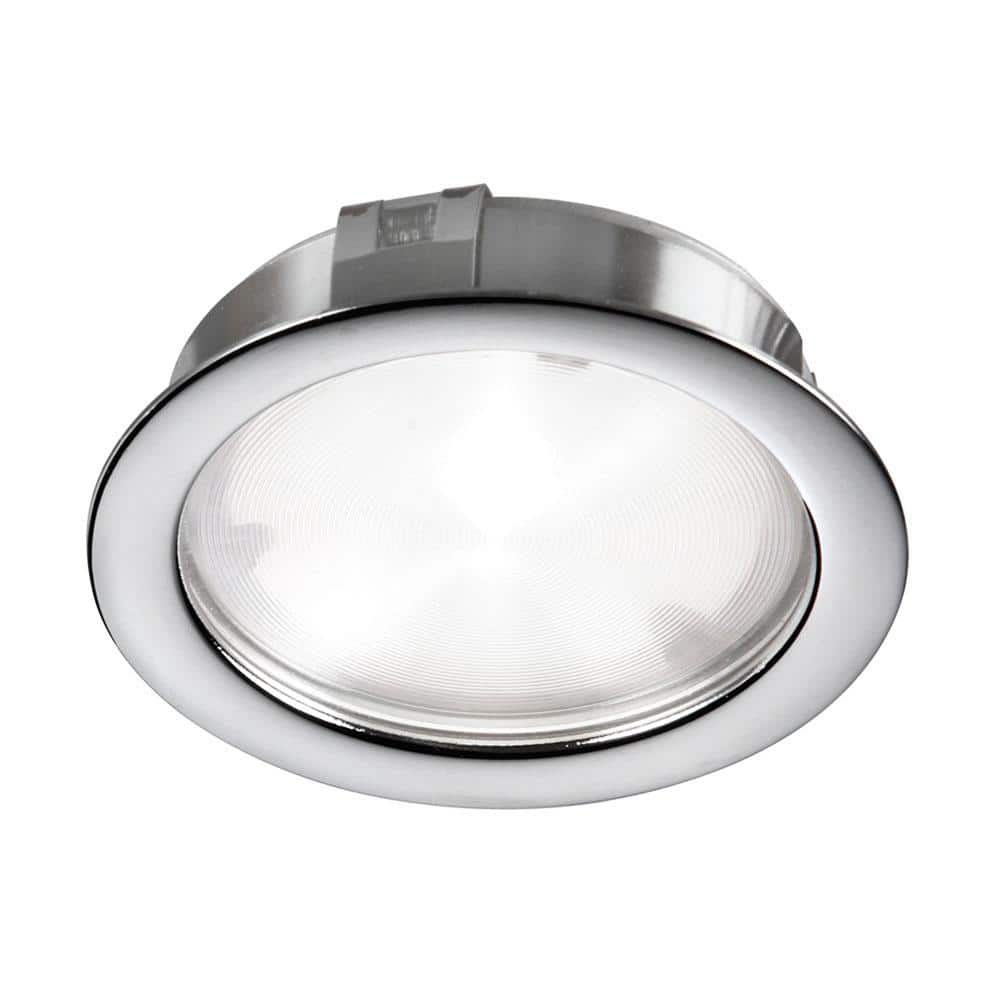 2.64 in. Lens LED Puck Light 3000K New Construction or Remodel White Integr