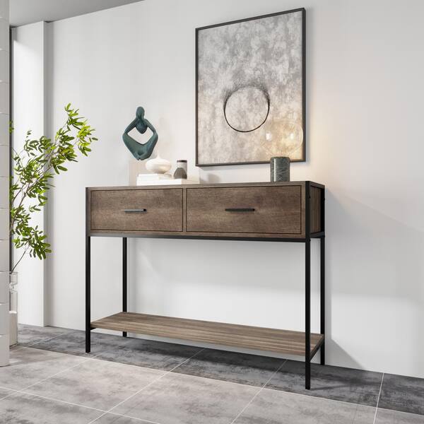 90cm console table with drawers