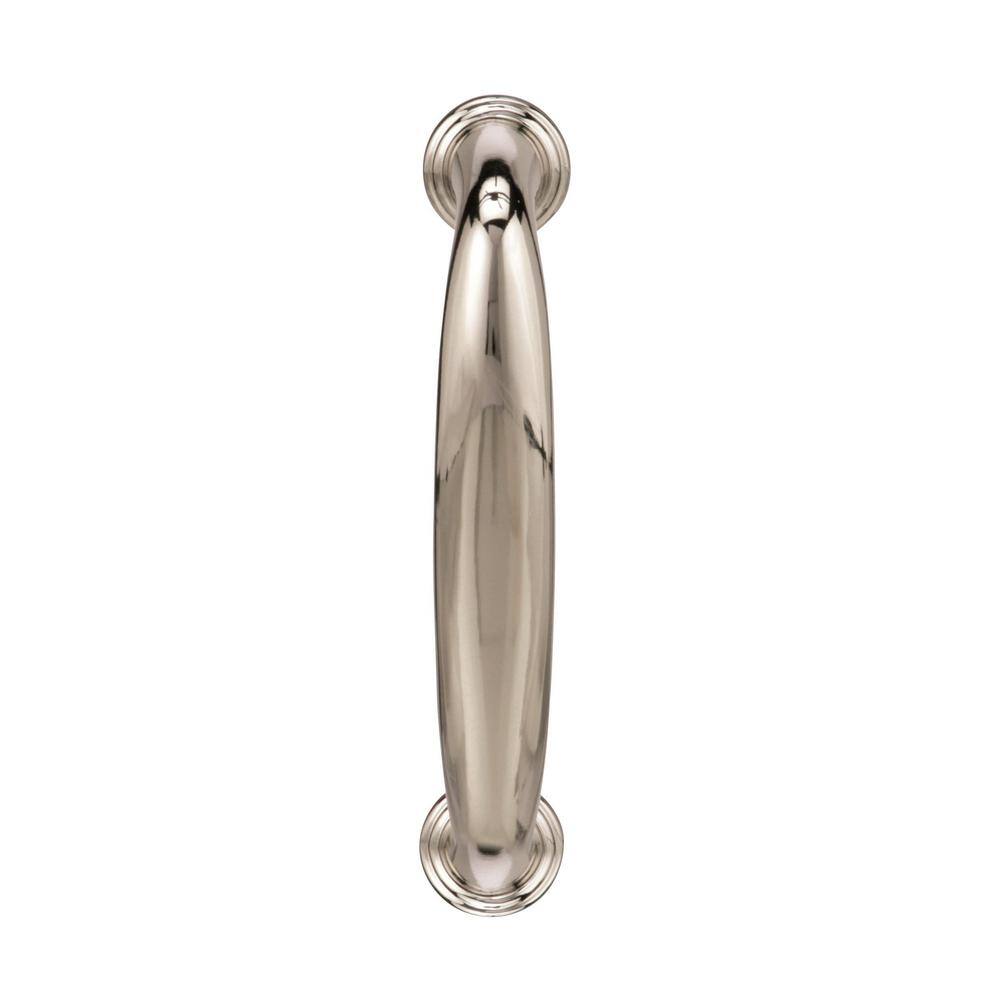 Polished Nickel 3" Modern Bar Cabinet Pull