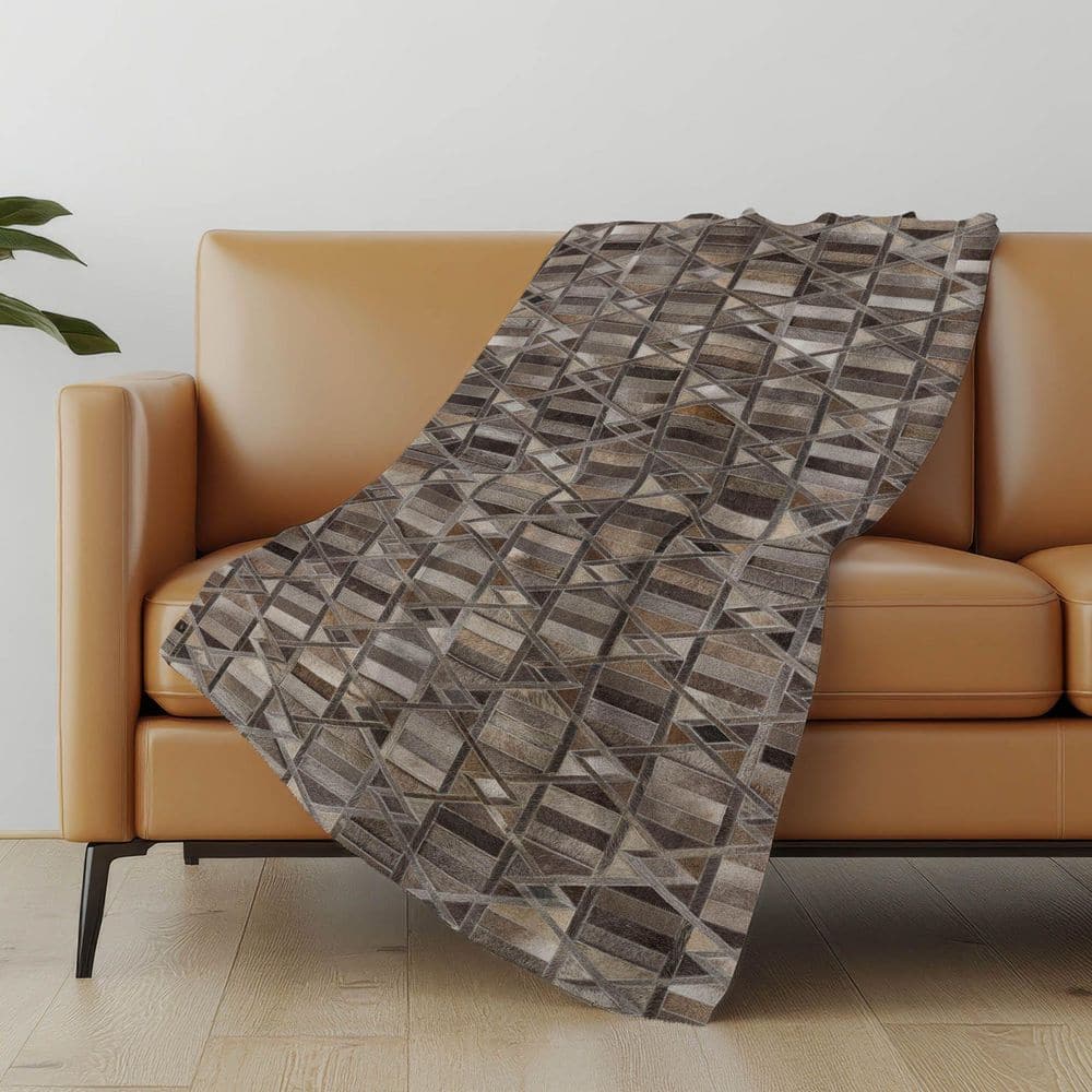 Premium Machine Washable ASB99 Gray 50 in. x 70 in. Sherpa Throw Blanket price history on PriceWatchPro
