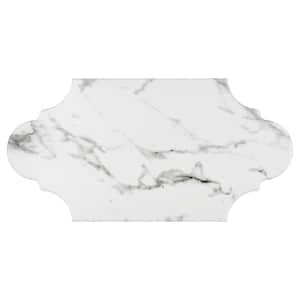 Timeless Calacatta Provenzal 6-3/8 in. x 12-7/8 in. Porcelain Floor and Wall Tile (9.43 sq. ft. / case)