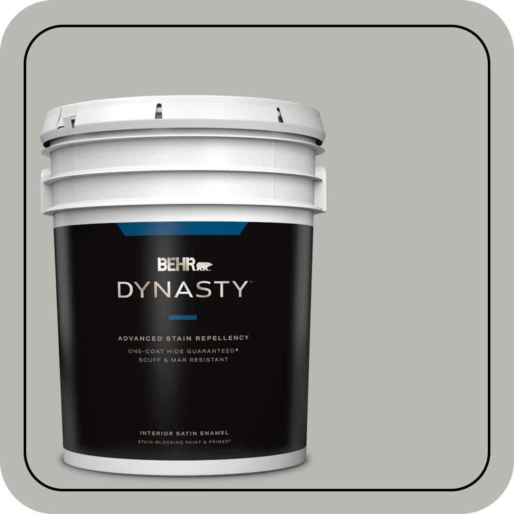 5 gal. #PPU18-11 Classic Silver One-Coat Hide Satin Enamel Interior Stain-Blocking Paint & Primer price history on PriceWatchPro