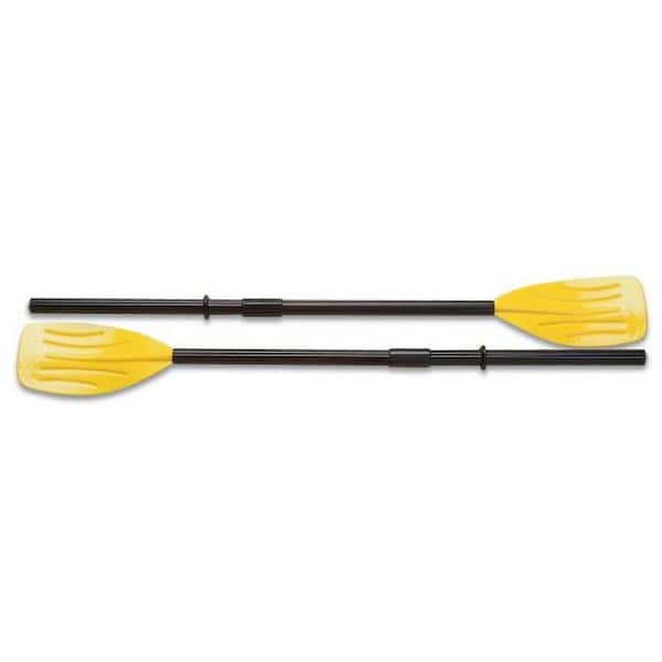 Pair Intex Set of 48" Paddles Plastic Ribbed French Oars for Inflatable Boat 