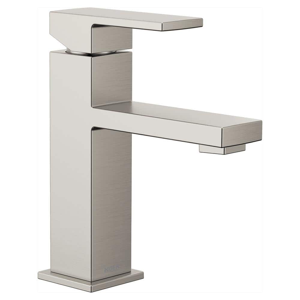 Spot Resist Nickel Modern Single Handle Bathroom Faucet