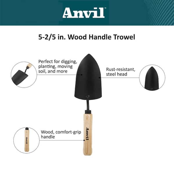 5-2/5 in. Wood Handle Trowel